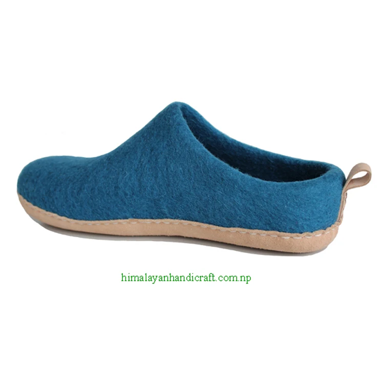 
Handmade in Nepal Felt Slipper/Shoes/Boot 