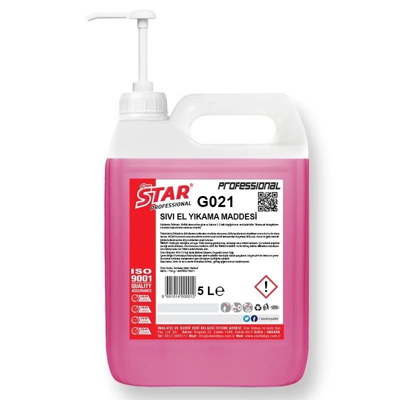 Liquid Hand Soap with Dosing Pump 5 liter