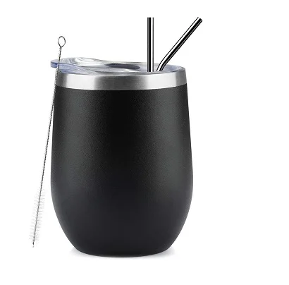 Dishwasher Safe 12oz Stainless Steel Wine Tumbler