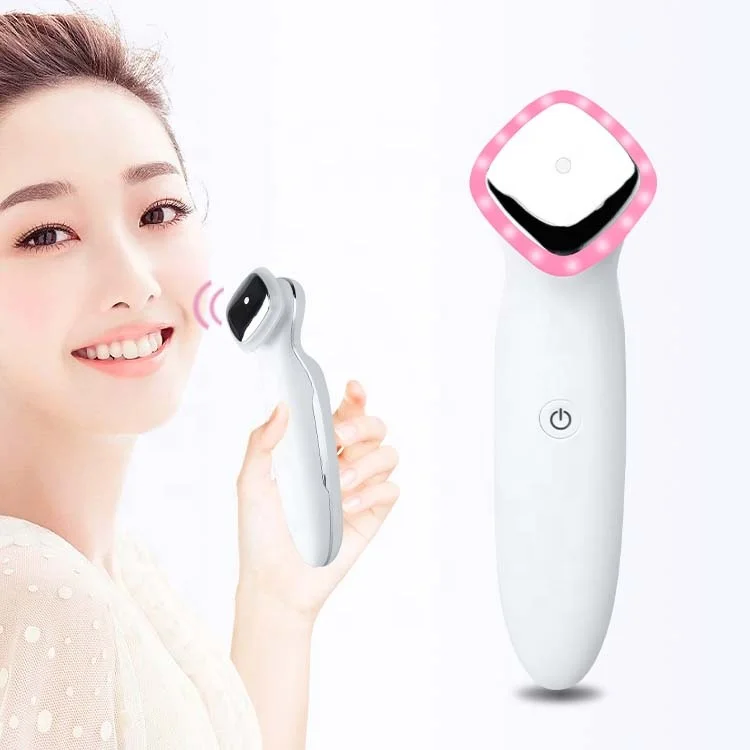 
Multifunctional facial massager device Handheld red blue light therapy RF Facial beauty equipment 