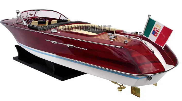 RIVA AQUARAMA SPECIAL X-LARGE WOODEN SPEED BOAT MODEL - CRAFT BOAT