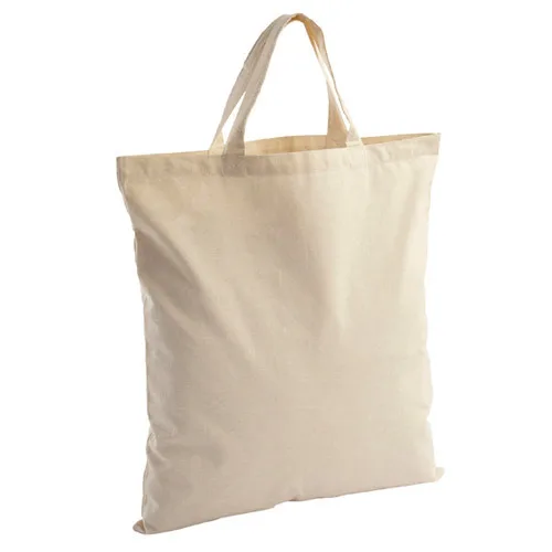 Wholesale promotion cheap and practical storage bag cheap cute cotton bag with handle drawstring white bag