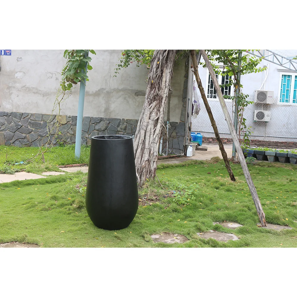 Ancient Atlantis GRC Colored Pottery Planters for Garden Decoration and Restaurant Use-Elegant Aristocratic Atlantic Planter