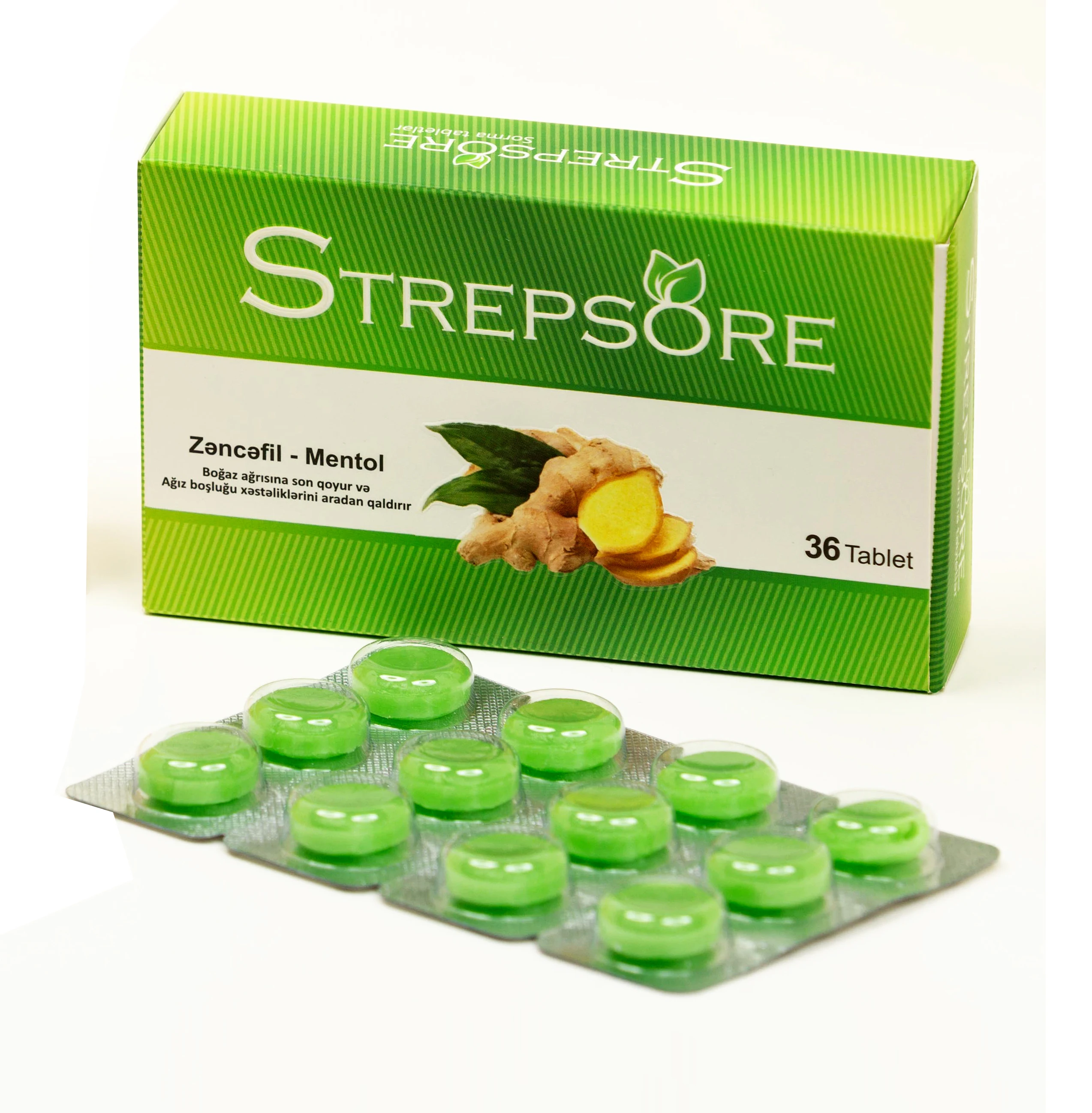 
Strepsore throat lozenges 
