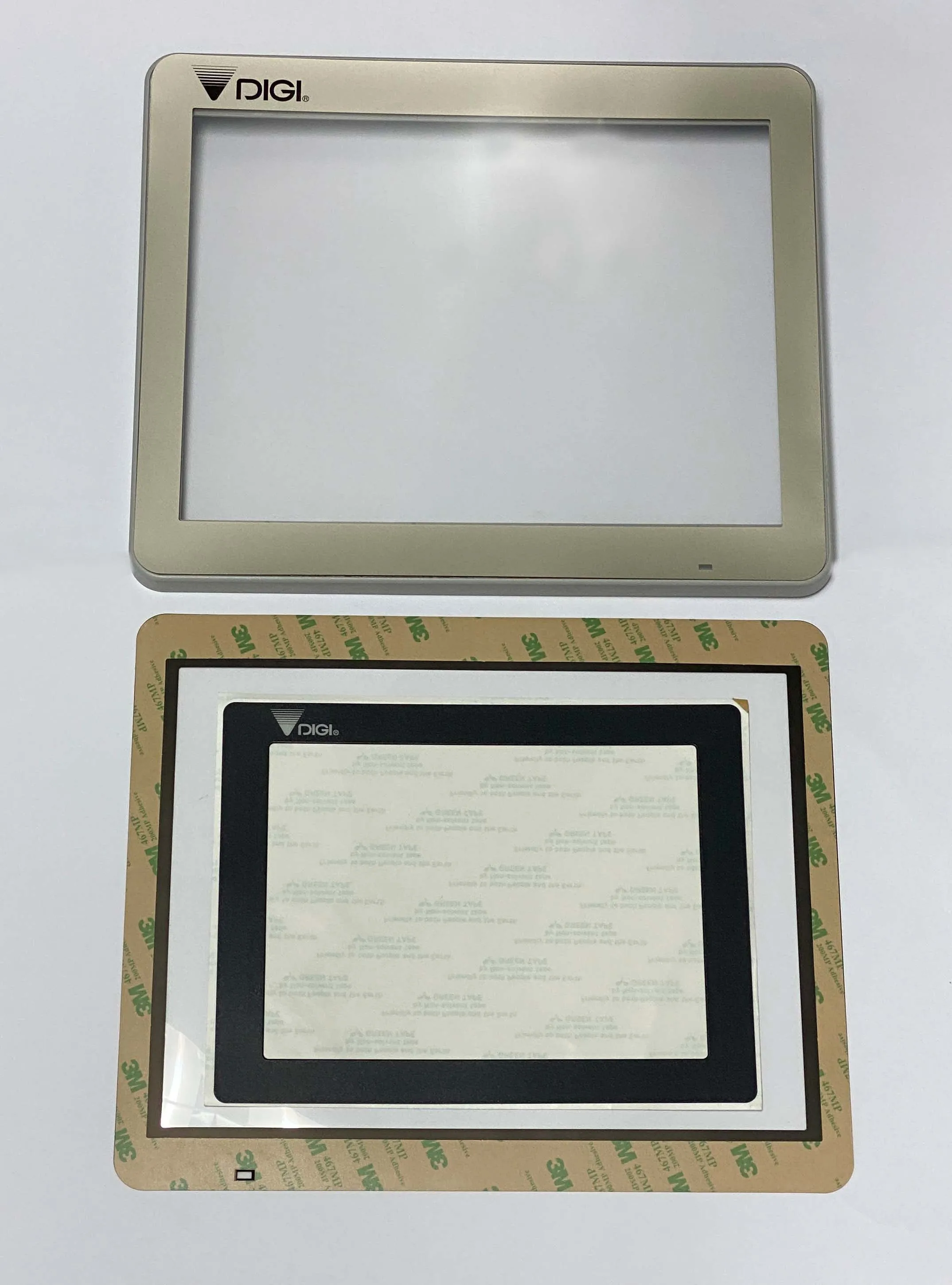 Optically-clear material gasket sheet from Singapore adhesives cutting process lens features aesthetic