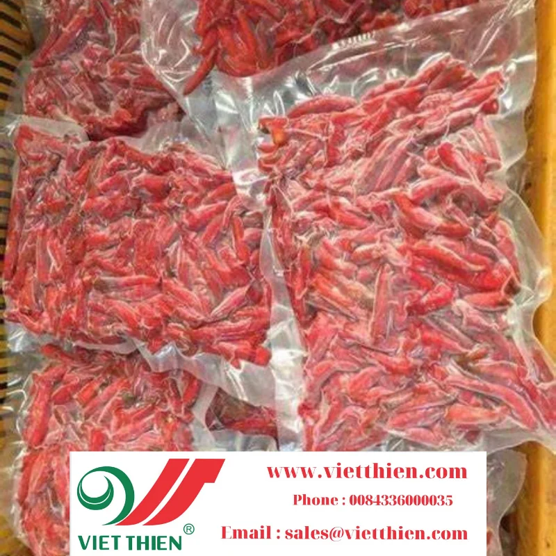 Замороженные перцы Чили вьетнамские сельскохозяйственные продукты экспортируются с высоким качеством и хорошей ценой особенно очень безопасны