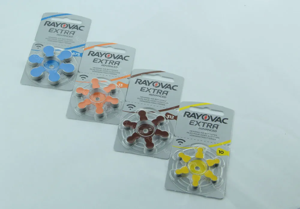 Rayovac hearing aid batteries 10 13 312 675 Non-rechargeable battery for