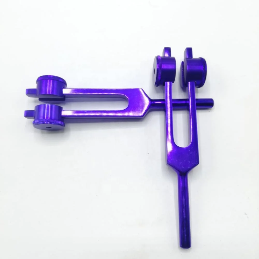 purple 432 Hz Weighted Tuning Fork for Nature Sound Healing  / Tuning Fork