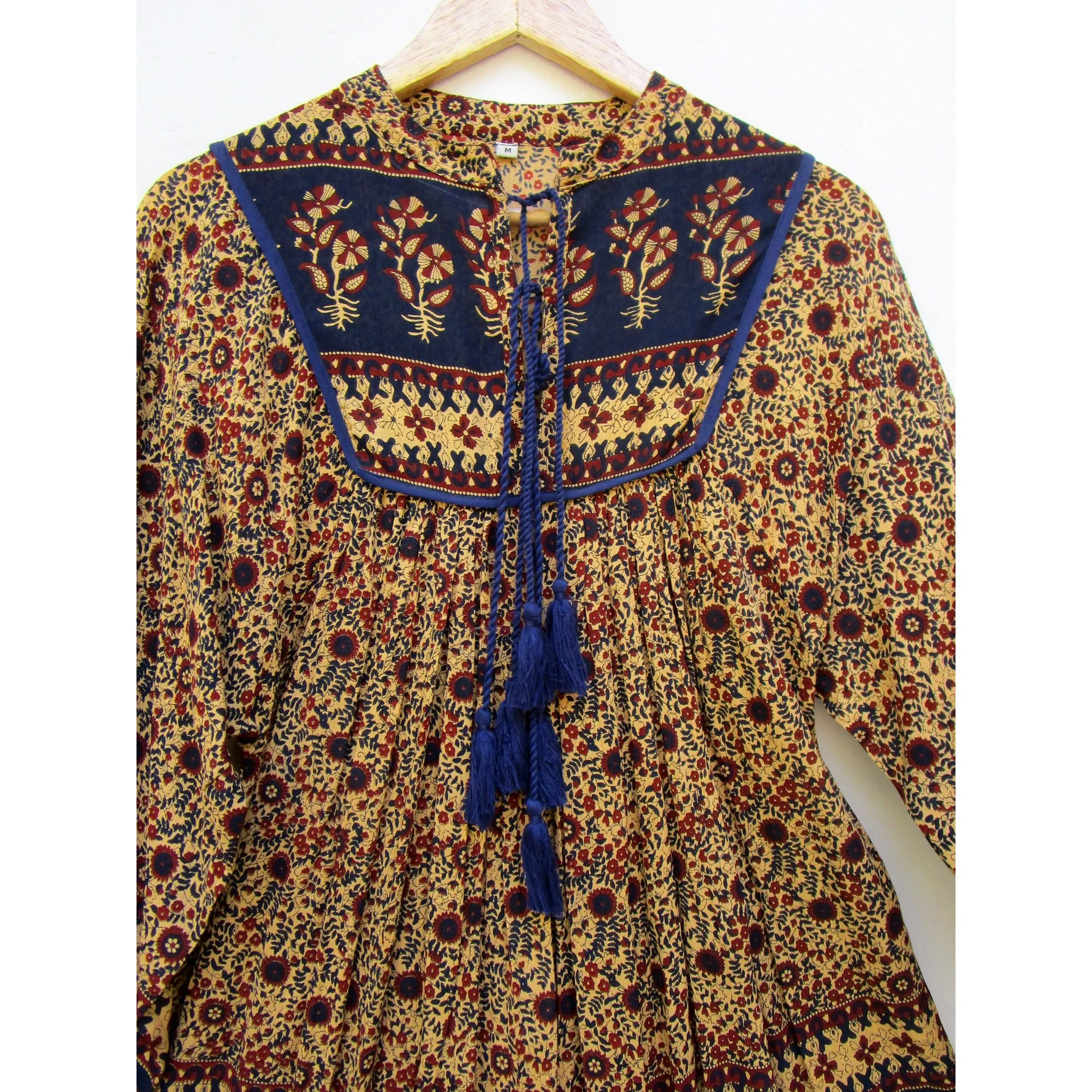 regular summer beach style screen printed floral pattern women blouse