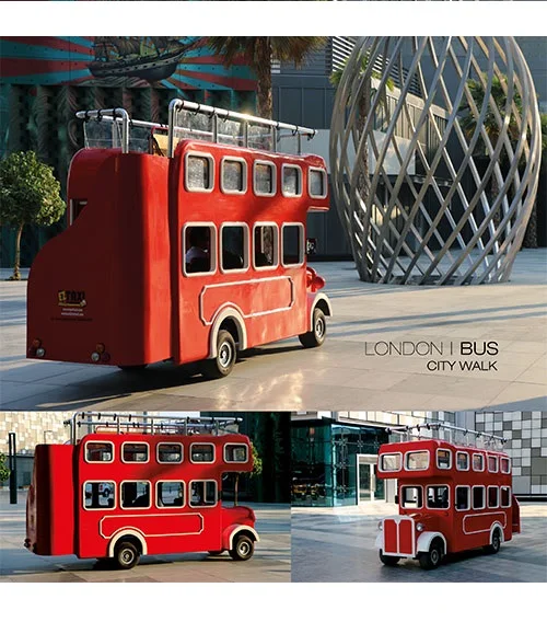 Electric London Bus For Entertainment For Kids and Tourist
