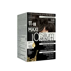 Made in Italy hight quality maxi 10 minutes ammonia free intense light chestnut permanent hair dye cream color kit