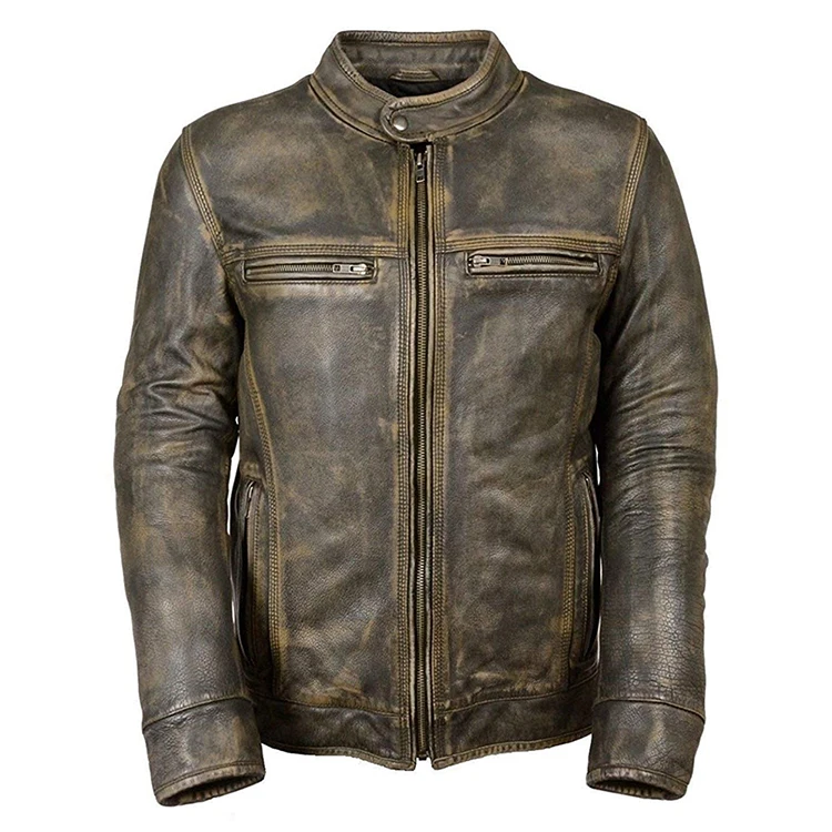 hot selling Classic design Pure Quality leather jacket Fashion Men black Lamb Leather Jacket/men leather jackets/Pakistan