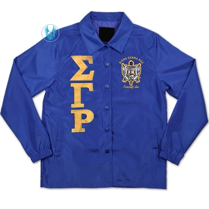 Куртка-тренер Sigma Gamma Rho | SGR куртка-тренер на заказ с вышивкой