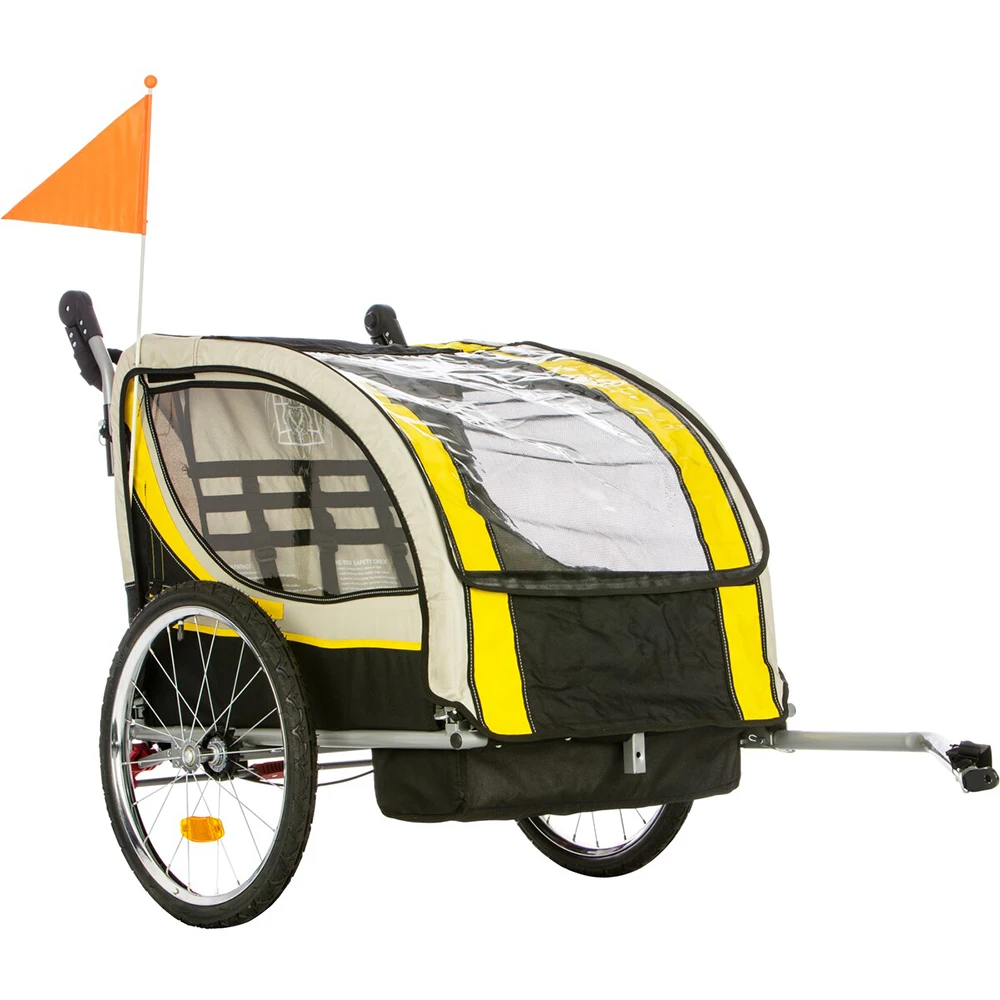 China Baby Bike Travel Outdoor Folding Bicycle Trailer for Sale