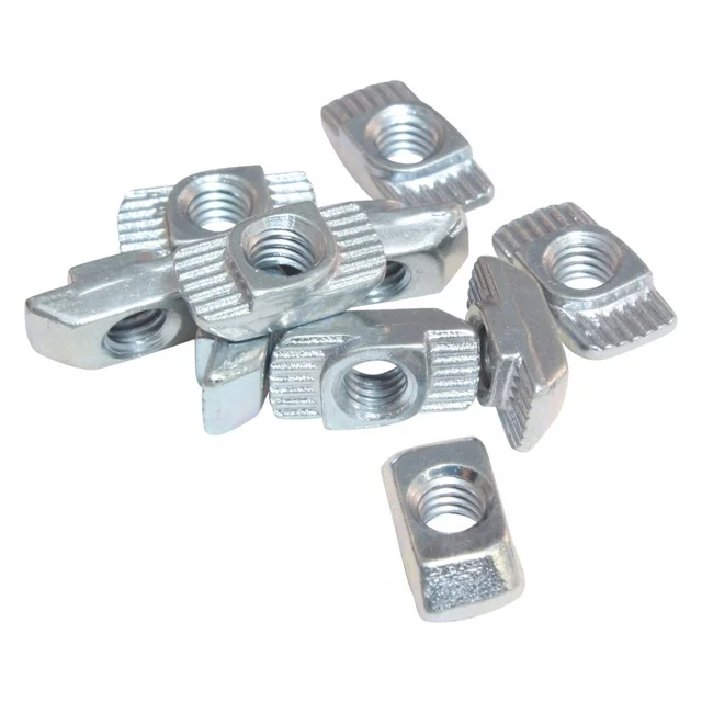 M4 M5 M6 M8 Hammer Nut Carbon Steel Aluminum Connector T Fastener Slot Nut