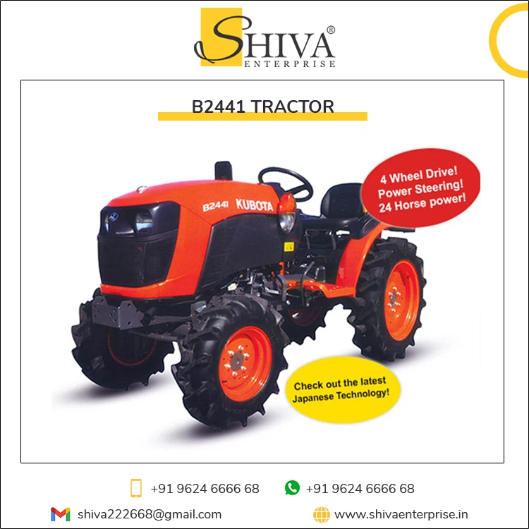 High Accuracy Made in Japan 24 Horsepower Agriculture Grade Kubota B2441 Compact Mini Farm Tractor