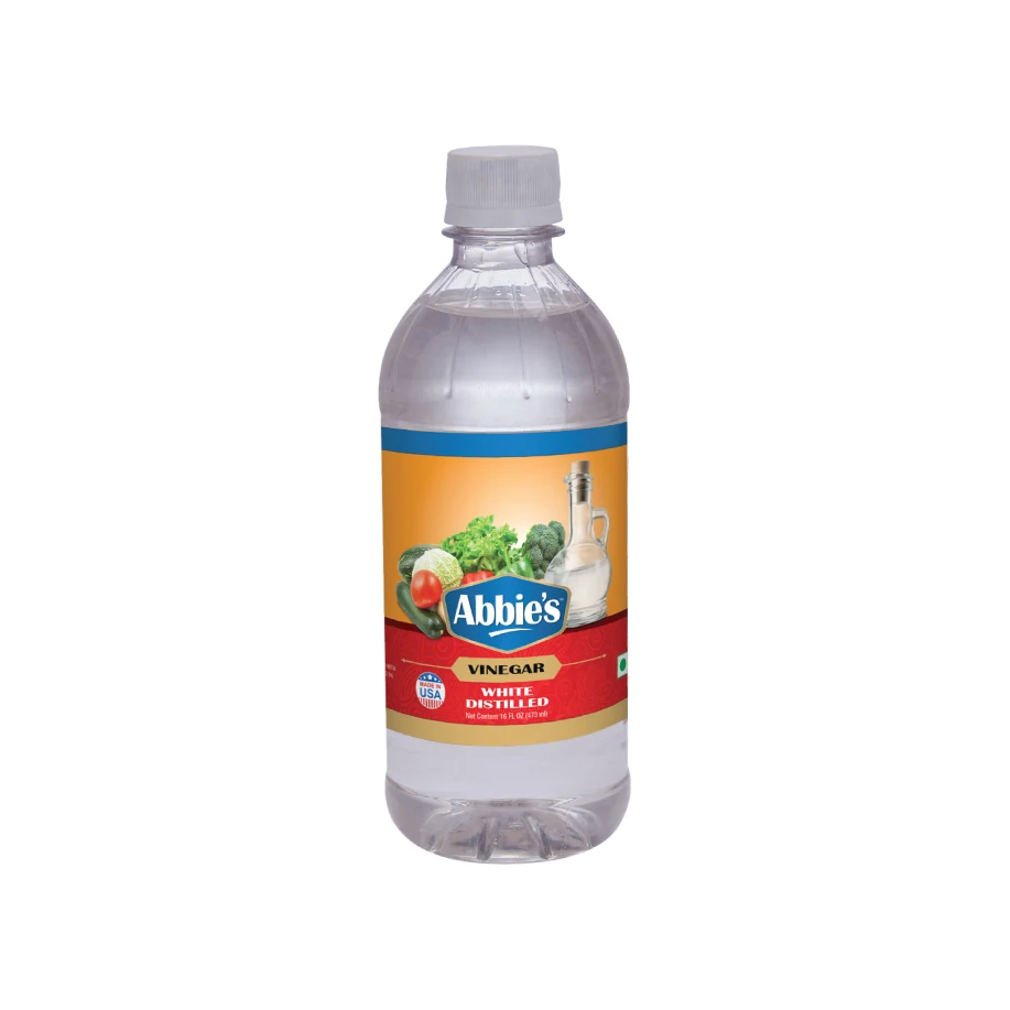 Белый дистиллированный уксус Abbie (473 мл x 24 единицы) продукт из