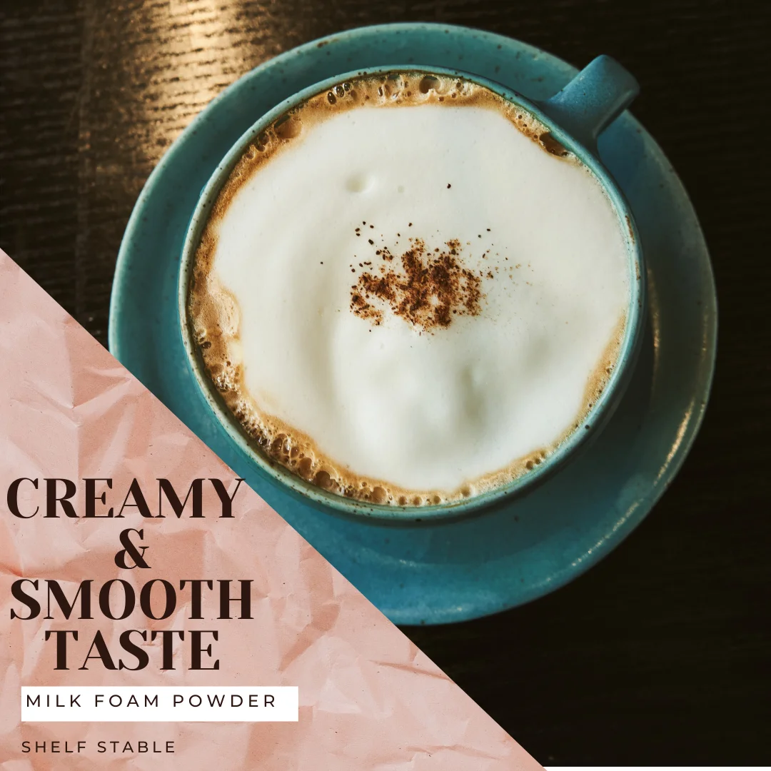 wholesale black tea milk foam powder for bubble tea