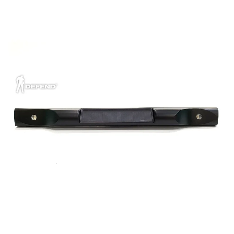 Universal parking warning light installation on license plate