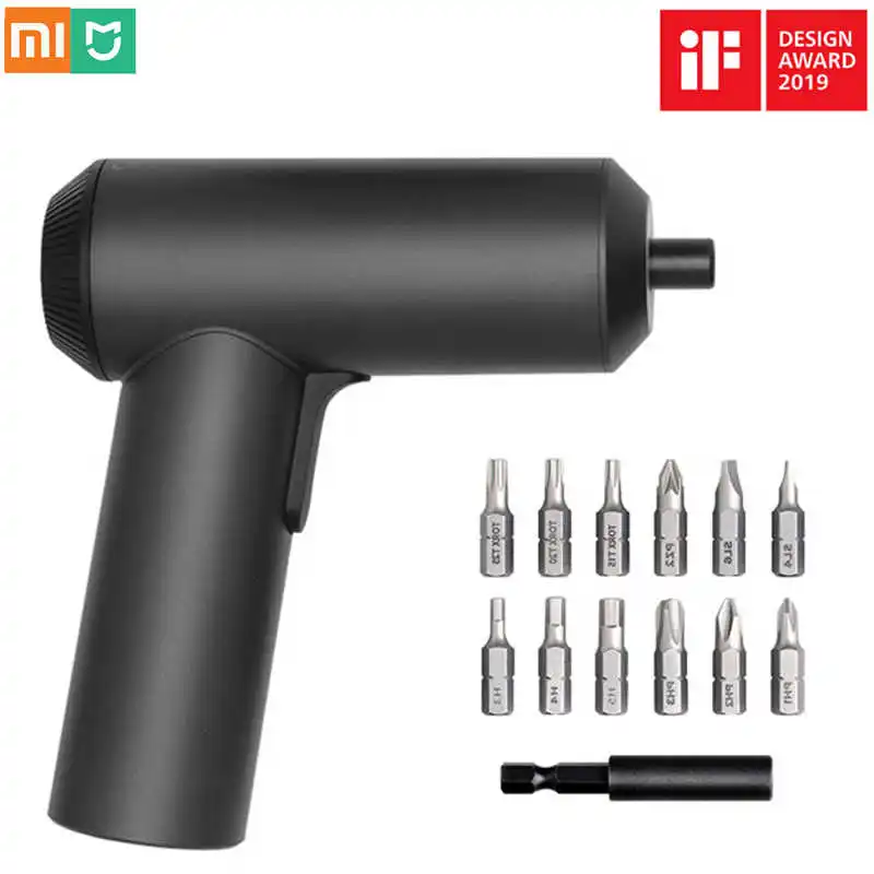 Mijia Electric Screwdriver 3.6V 2000mah Cordless Rechargeable Electric Screwdriver With 12Pcs S2 Screw Bits
