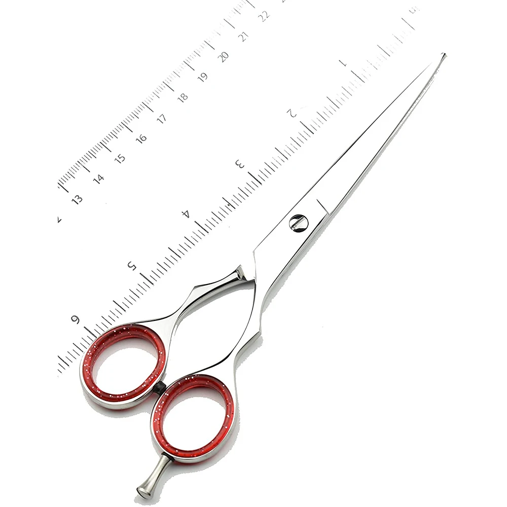 
6.0 Inch Japanese 440c Steel Barber Shears Hair Cutting Scissors Hair Beauty Shears Hairdressing 