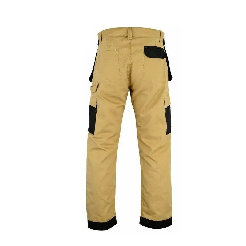 New OEM Work Wear Pants Winter Cotton Canvas Material Heavy Duty Men Winter Canvas Work Cargo Pants