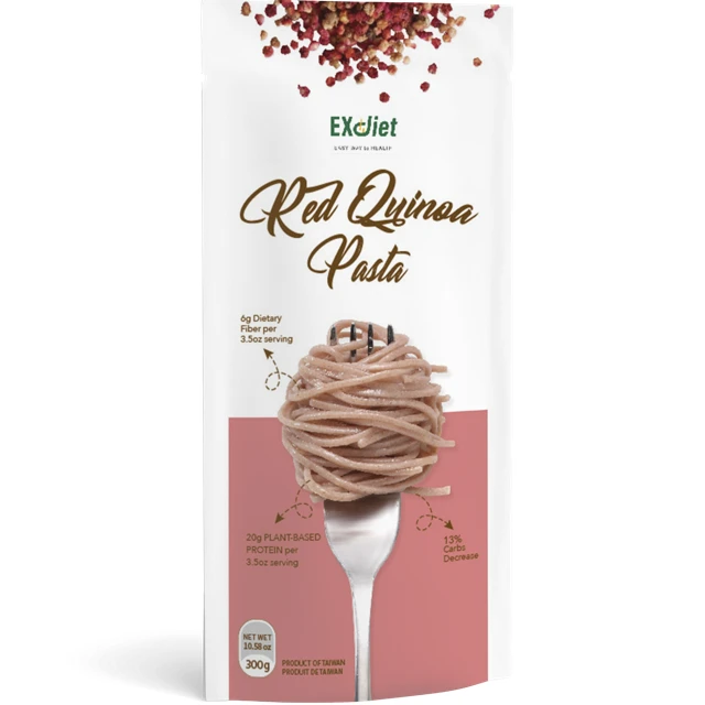 High in Protein and  Fiber Red Quinoa noodle