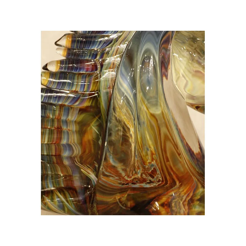 Made in Italy Top Quality Murano Glass Horse Head Sculpture Made in Italy Hot Sale