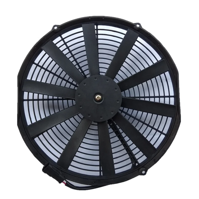  Охлаждающий вентилятор 14 дюймов универсальный 220W 12v/24v высокой мощности охлаждения с водонепроницаемая штепсельная