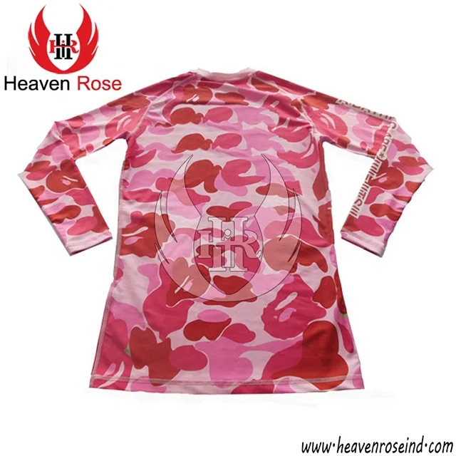 Top Trending High Quality Wholesale Long Sleeve Workout Sports Swimming Suit Fully Sublimation Rash Guards BJJ Rash Guards