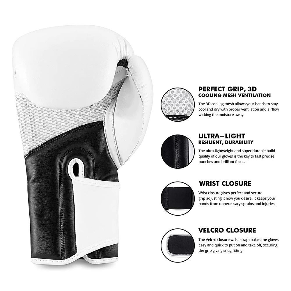 Professional Boxing Training Gloves Custom Design real leather Boxing Gloves Cheap Leather Boxing Gloves grappling sparring