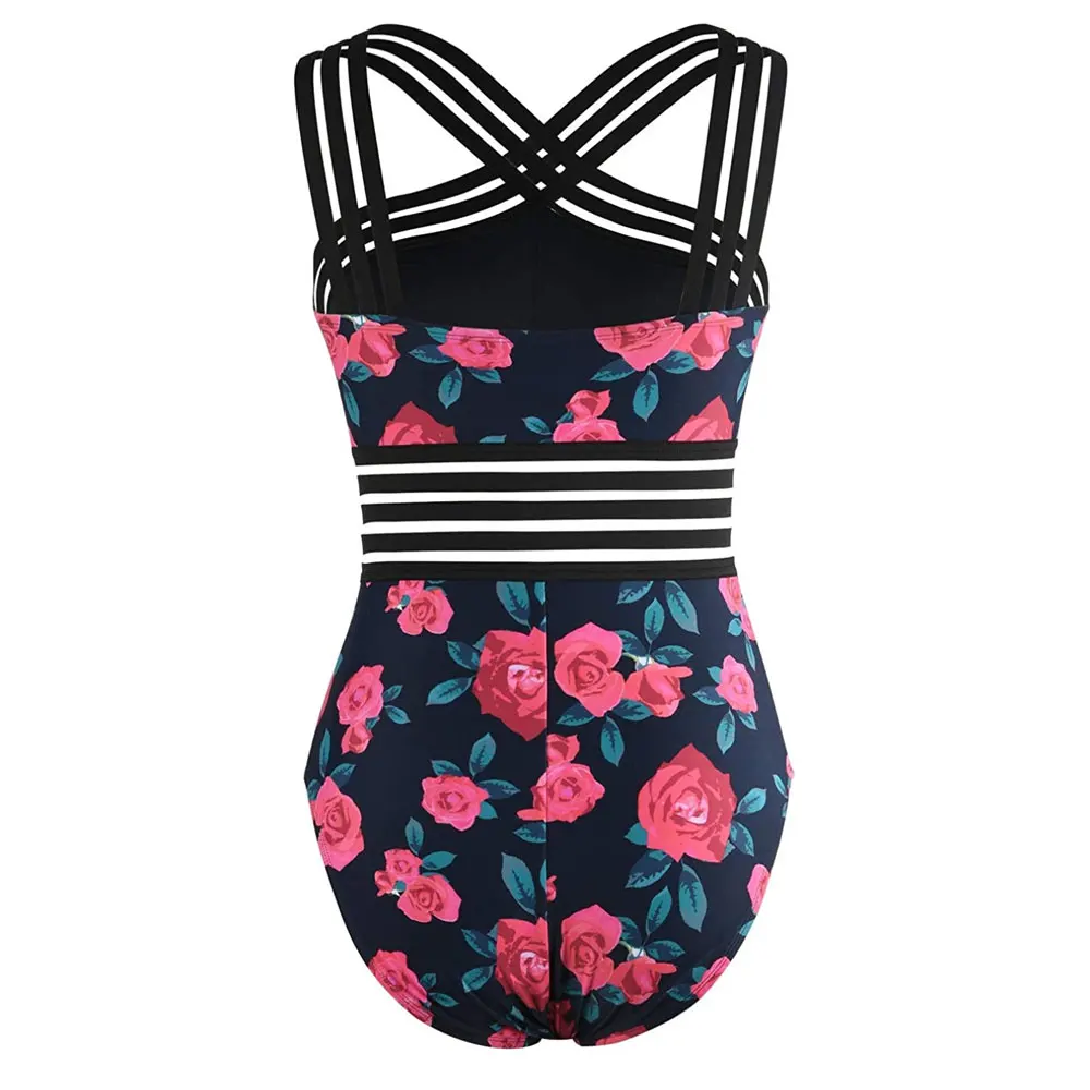 Accept Customized Backless One Piece Swimwear Women Swimming Suit Swimsuit