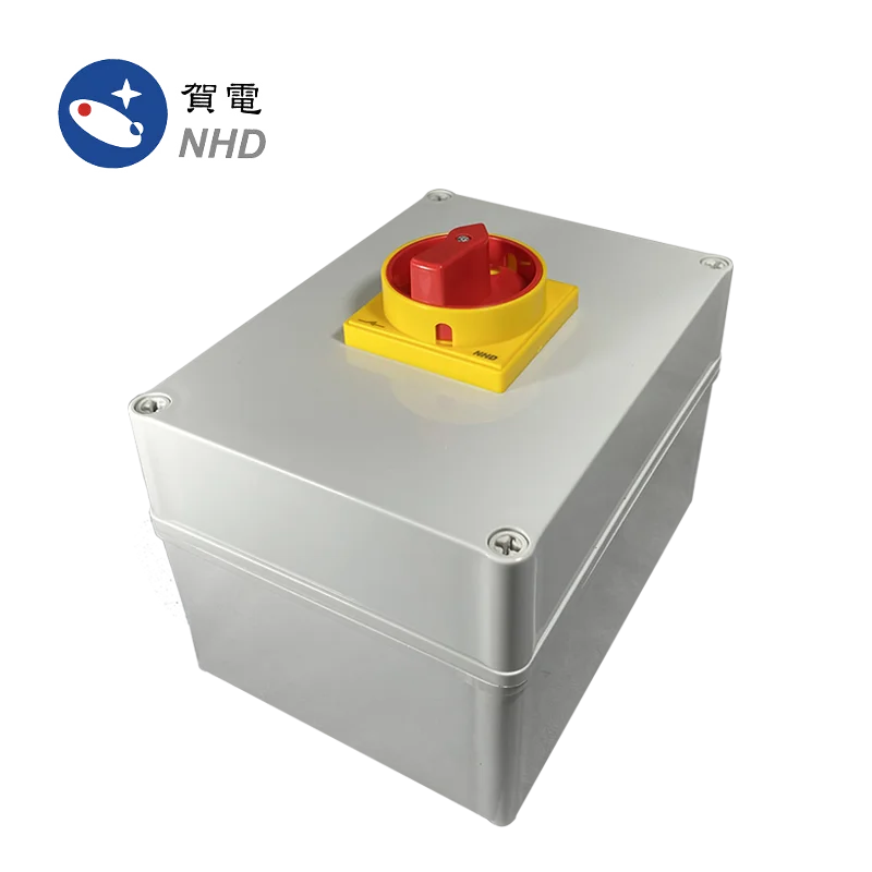 NDS-60/ 80 /100 3P5PAX Isolator Switch Cam Switch Switch Disconnector 3 Pole 63A, 80A, 100A, Gray Enclosure