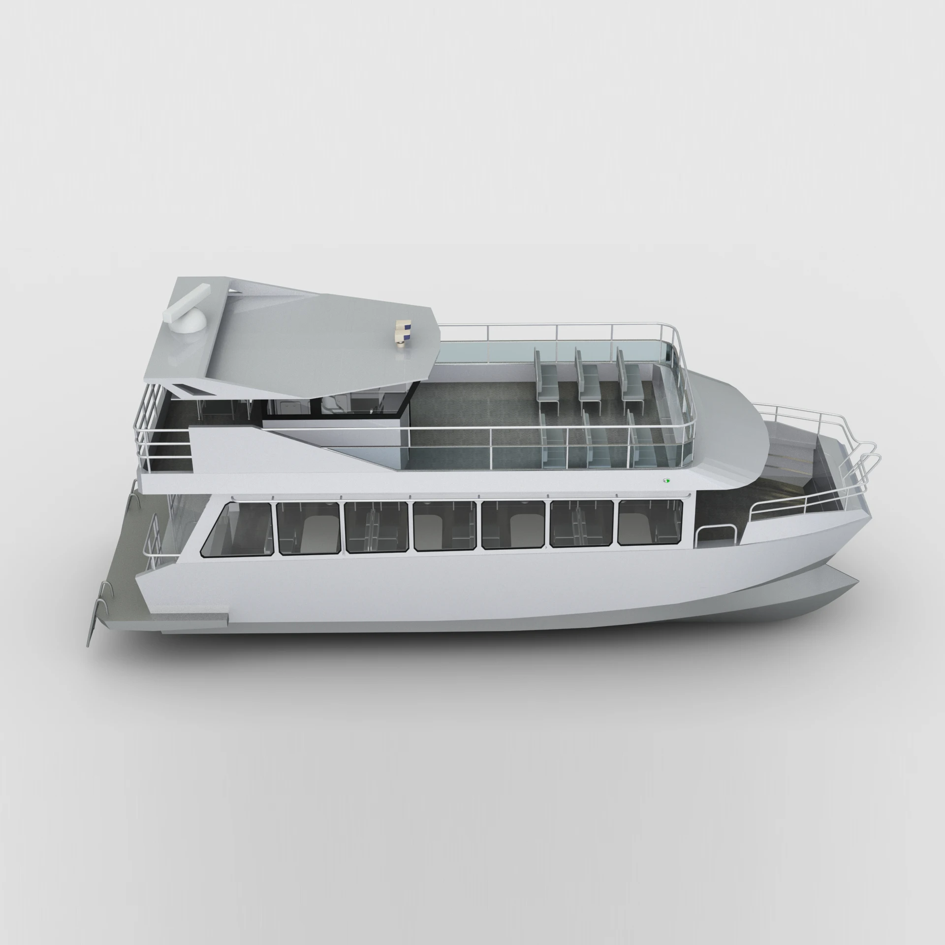 ALLSEA 15 м сертификация ce Алюминиевый парусник пассажирские лодки для yatch роскошная лодка яхта алюминий
