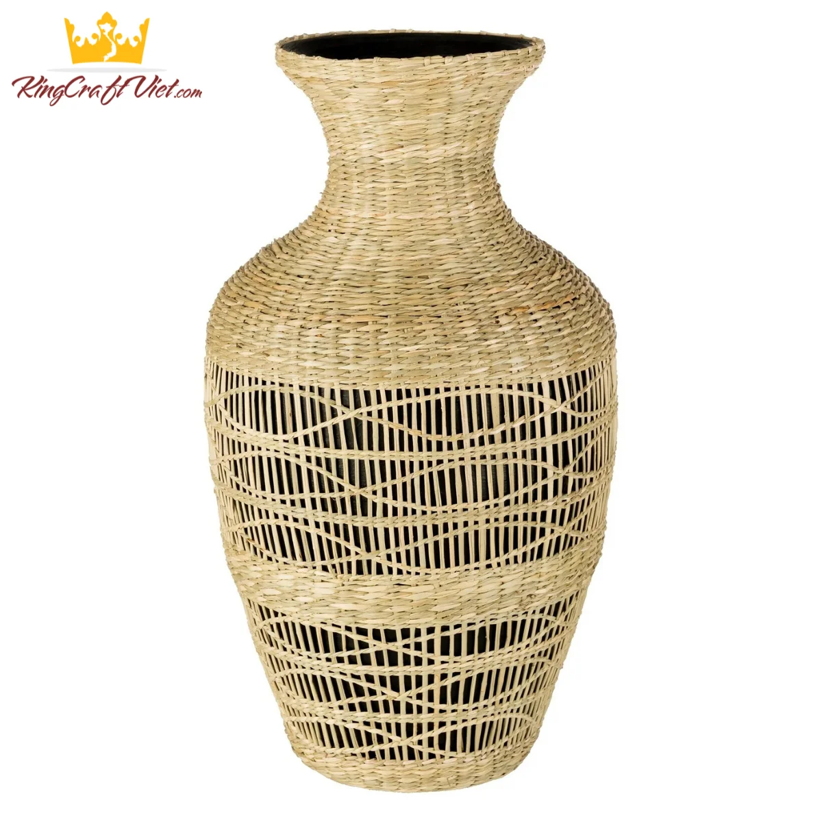  Вьетнамская ваза морские водоросли Уникальная высокая для цветов ручная работа искусство плетеные от King Craft вьетнамский поставщик