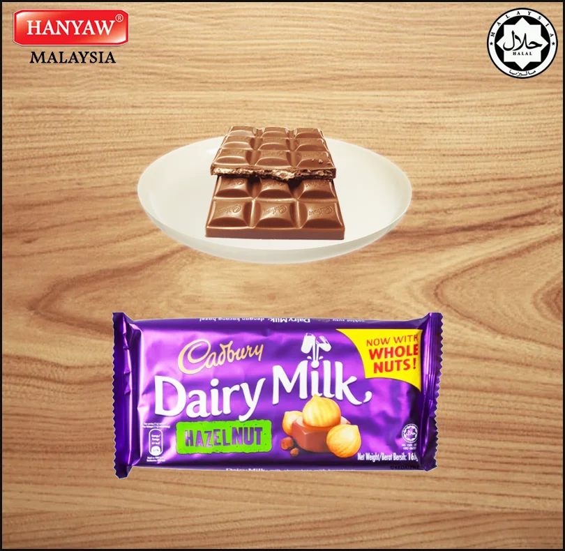 [Малайзия] Быстрая доставка + Халяль Сертифицированный Cadbury молочный орех Чок (6 коробок X 12 шт. x 165 г/картонная коробка)