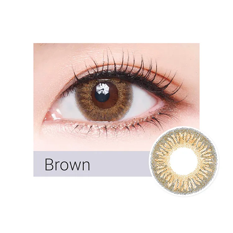 14.0mm yellow color contact lenses | 2Tone | colored lens | High quality | cheap | yearly circle | prescription | recommend