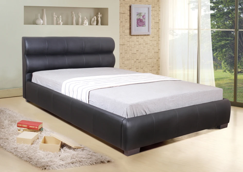New High Headboard 2019 Design of Fabric Hublotl Bed Furniture