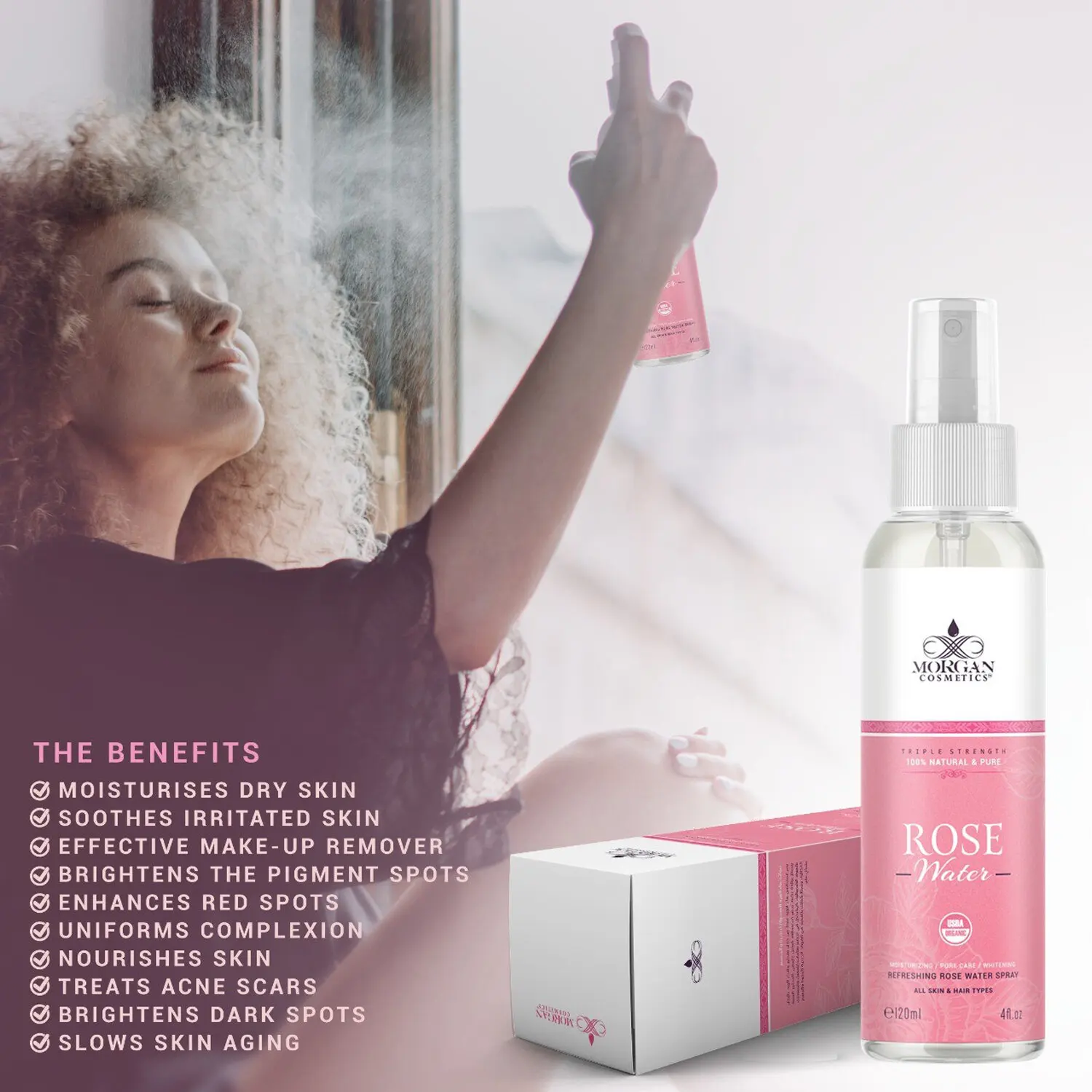 Натуральная Органическая Дамасская роза 4 унции по лучшей цене