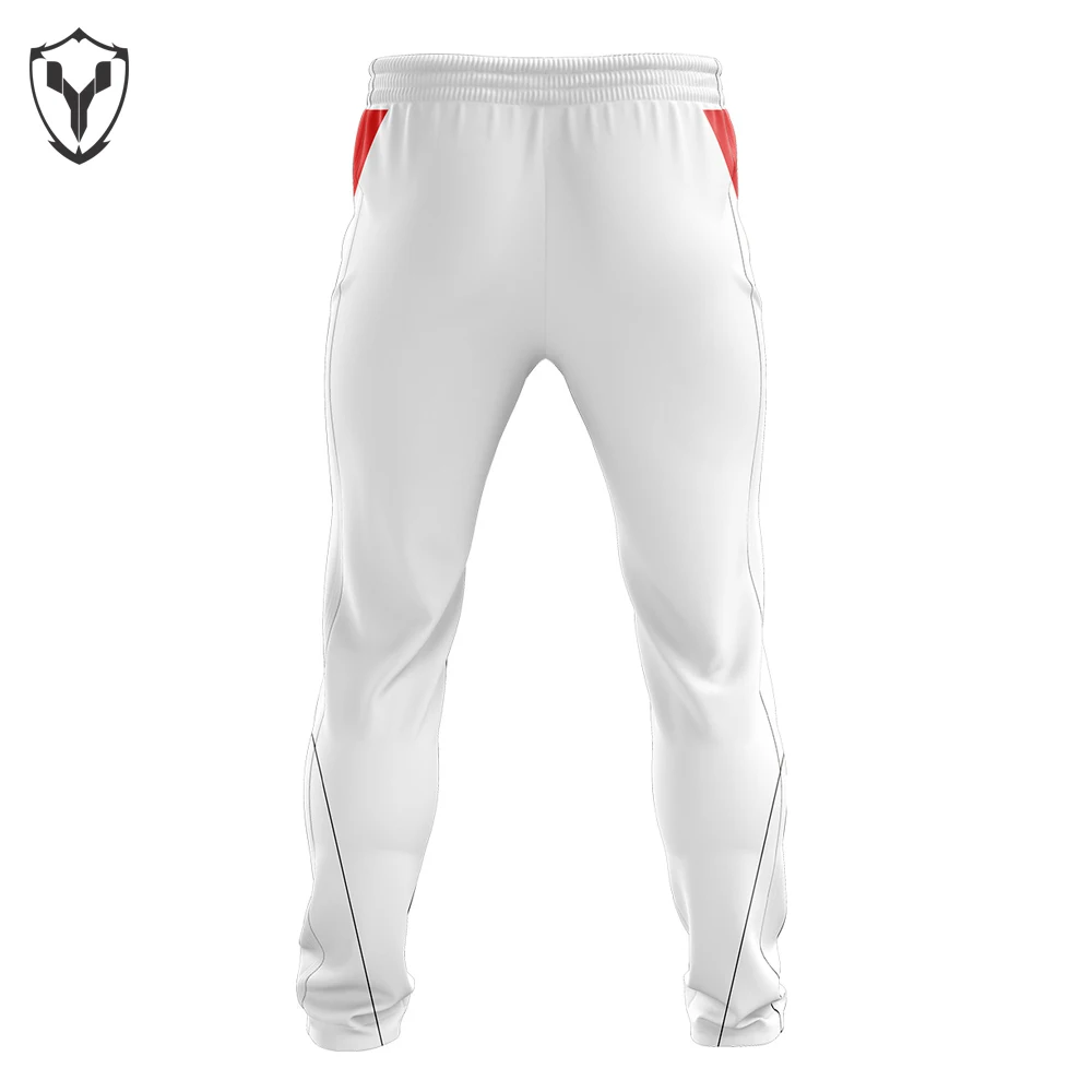 Best Quality Youth Cricket Pants Design Custom Team Logo Number Label Printed New Arrival 100% Polyester 2021