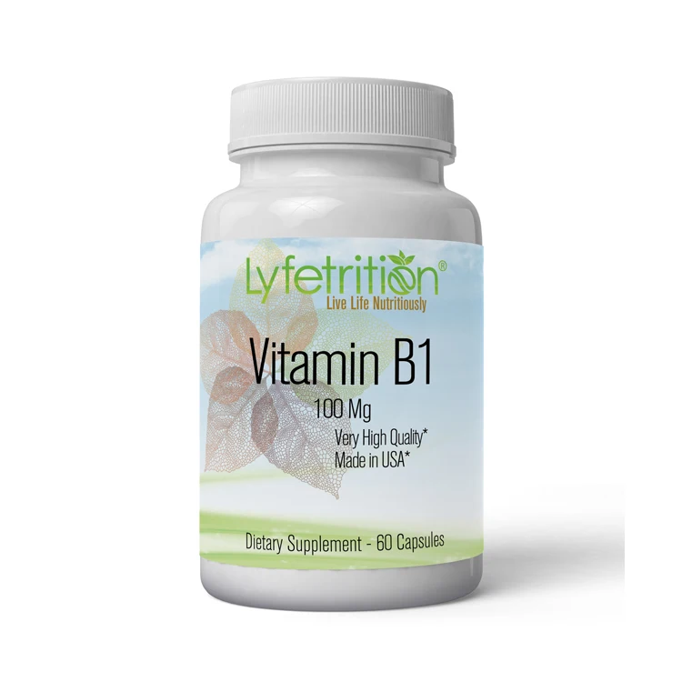 
High Quality Ingredients to Increase Energy Level Vitamin B1 Capsule 
