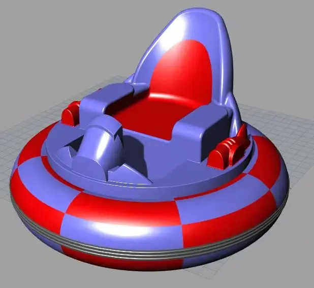 Wholesale Price Fairground Rides Inflatable Ufo Kids Bumper Car For Sale