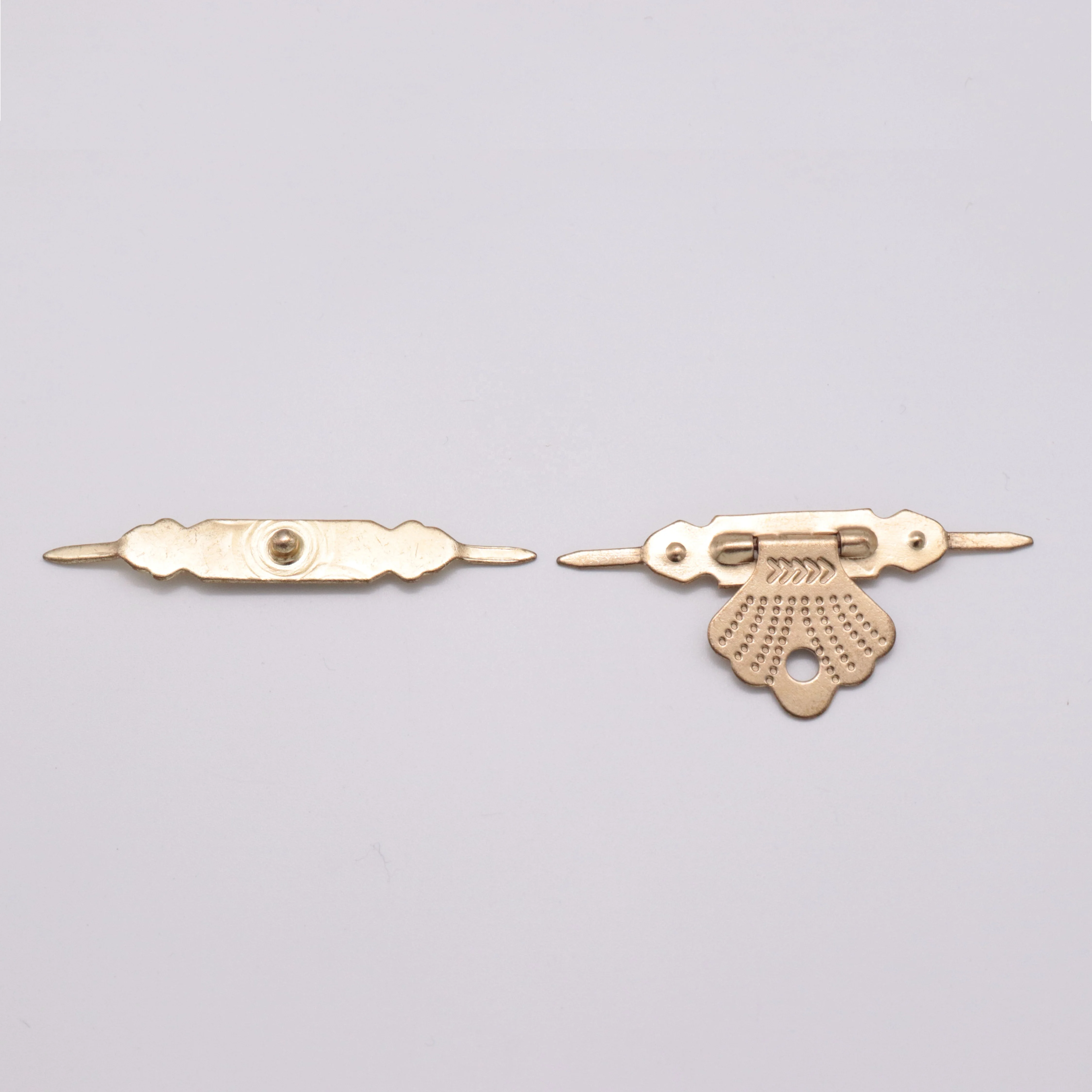 Wooden packaging jewelry box parts drawer fixed buckle leather bag metal accessories/handbag decorative hardware