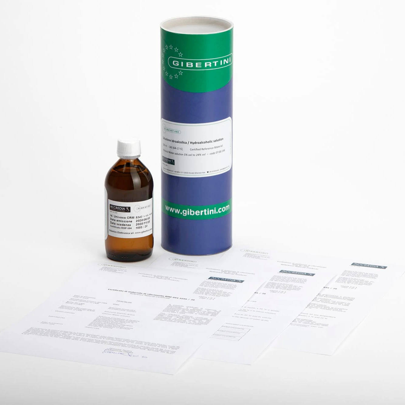 Hydroalcoholic Solution, 200ml, 50%, Gibertini  - RMP Accredia Certified