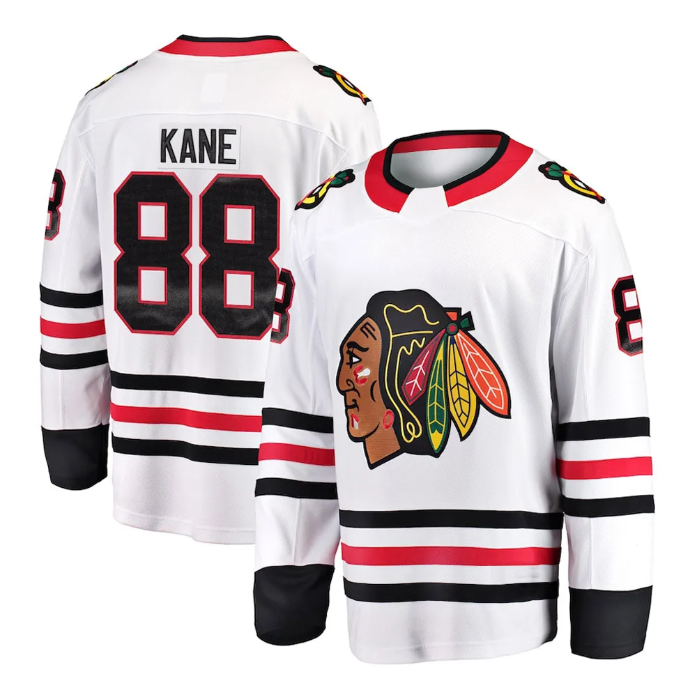  Мужская майка для хоккея с шайбой мужская команды Chicago Blackhawks Red