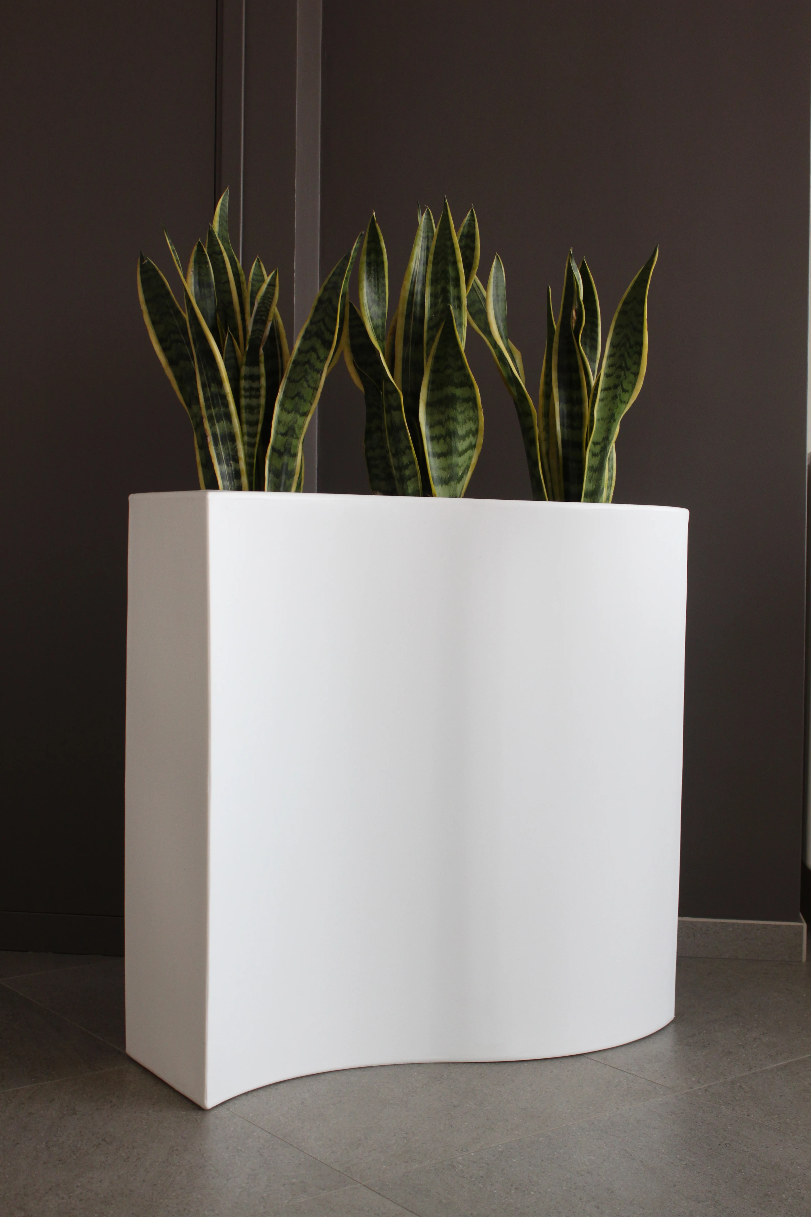 Итальянская пластиковая ваза лучшего качества для сада