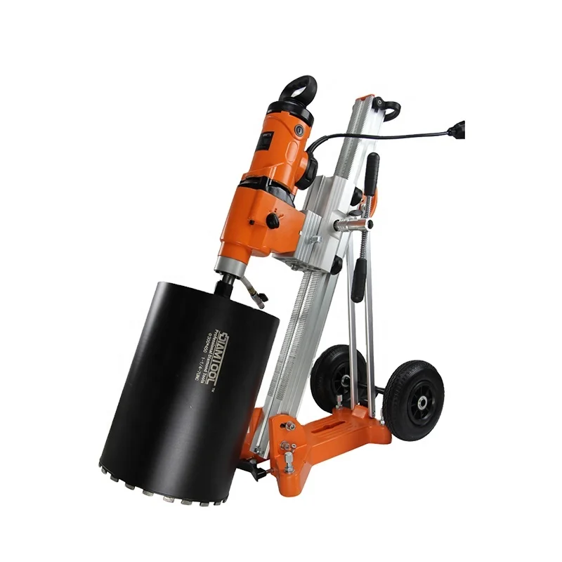 Top Seller DLF-330 Spindle 1-1/4-7 Capacity Electric Power Diamond Coring Cutting Drill Bit Concrete Core Drilling Hole Machine