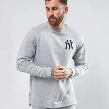 Korean street wear men big size clothing custom letter printed sweatshirt high quality street wear sweatshirt
