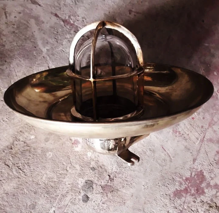 Original Brass Marine Passage Pendant Light Marine Antique Brass Passage Way Hanging Light Bangladesh Ship Yard