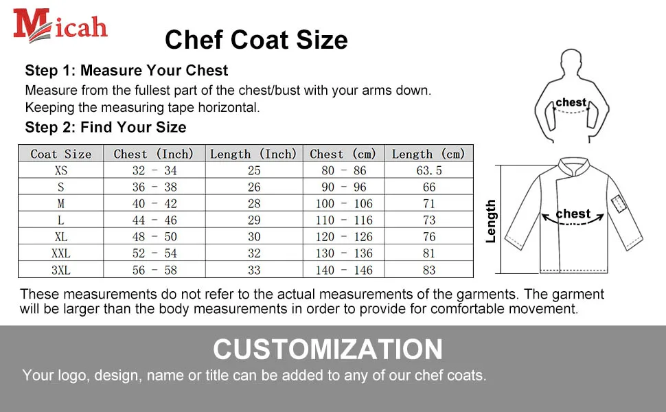 Pakistani Factory Mad Executive Style Chef Coats Chef Uniforms